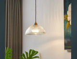 AuroraLuxe LED Pendant Lamp – Copper & Glass Design for Modern Interiors