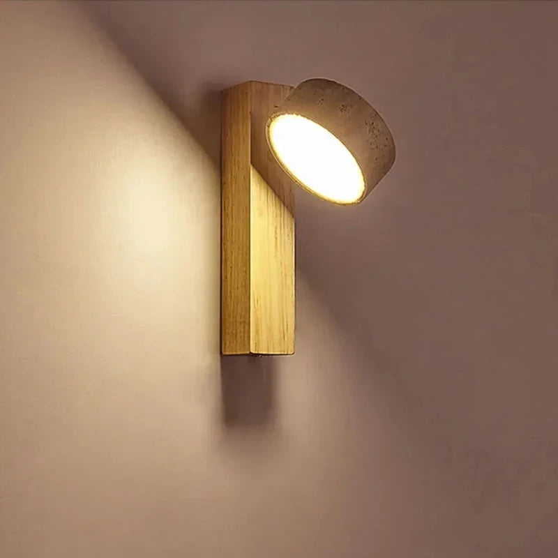 AureaCave Wabi-Sabi Travertin Wandlamp - wandlamp
