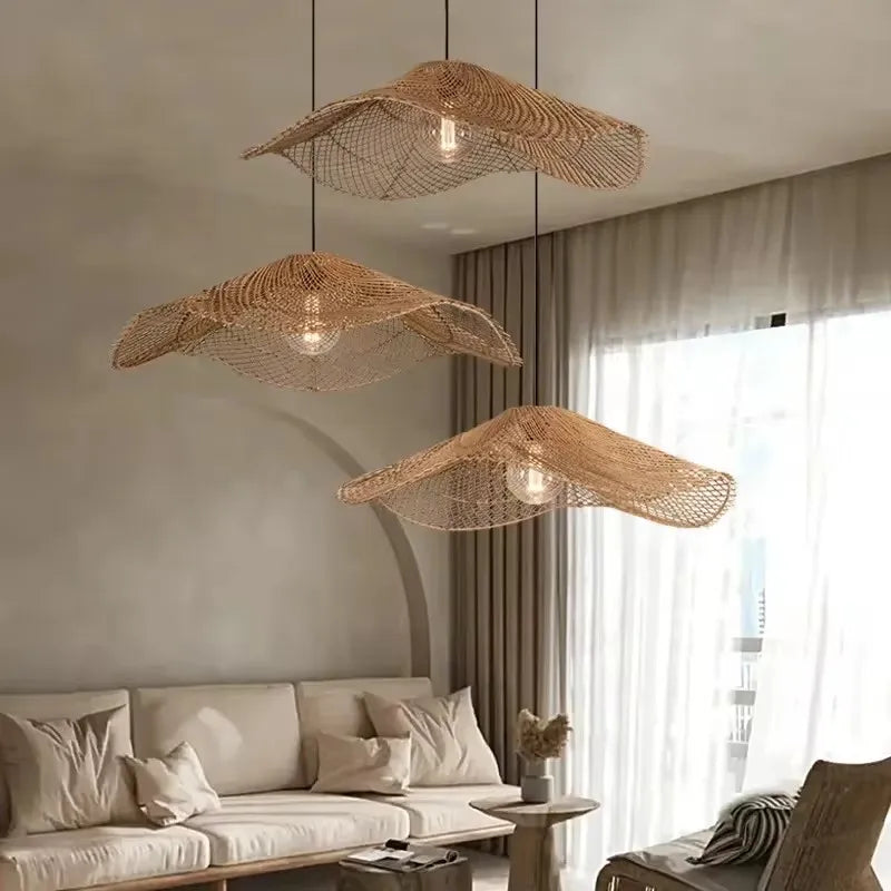 Handmade Rattan Hanging Lamp