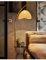 ZenGlow Wabi-Sabi LED Floor Lamp – Scandinavian Minimalism & Japanese Design for a Calming Atmosphere