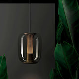 Savannah Glass Black Pendant Lamps