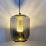 Savannah Glass Black Pendant Lamps