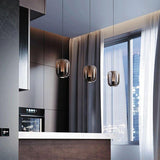 Savannah Glass Black Pendant Lamps