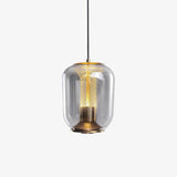 Savannah Glass Black Pendant Lamps
