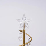 LumiSpiral Crystal Christmas Tree Table Lamp
