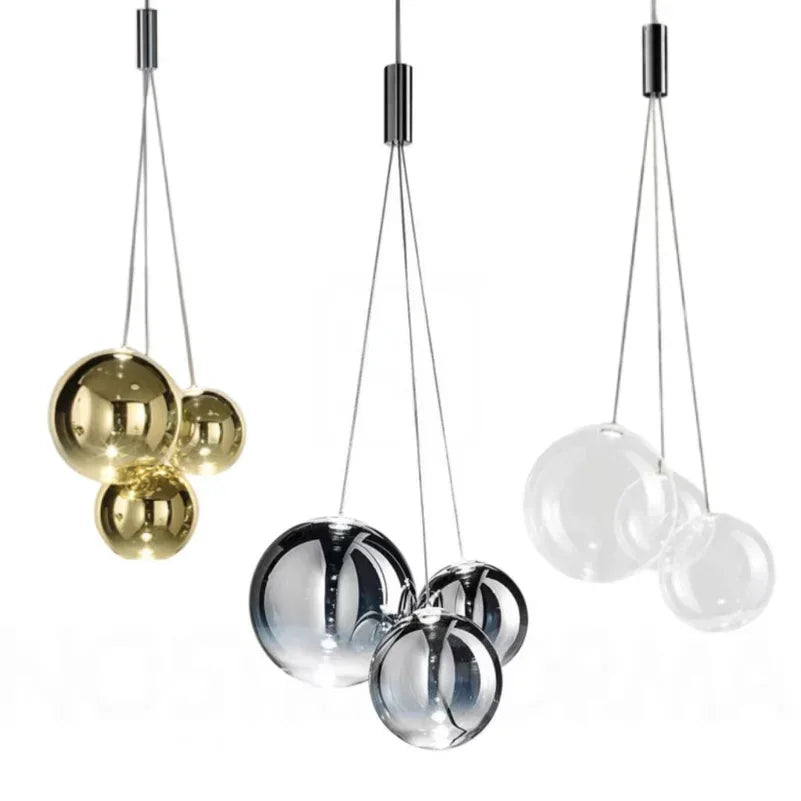 Luxe Glazen Bol Hanglamp - hanglampen