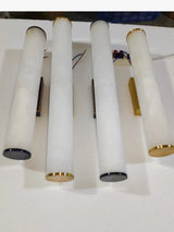 Auralis Lux – Minimalist Wall Lamp in Copper & Marble