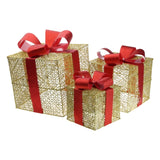 LumiGift 3-Piece Illuminated Gift Box Set with LED