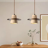 ZenAura Japanese Wabi-Sabi LED Pendant Lamp