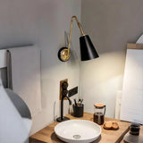 Auréno Retro Brass Wall Lamp