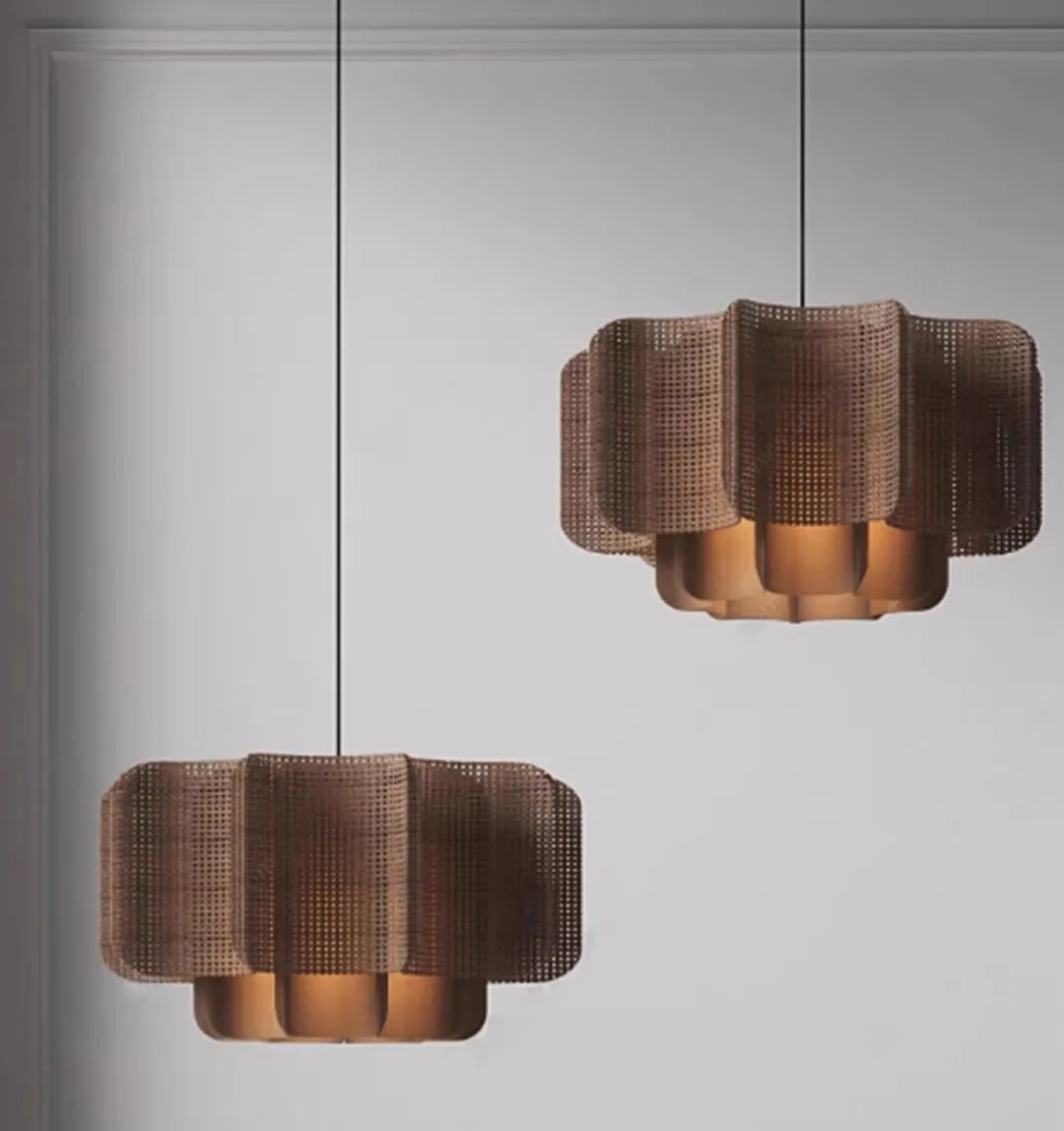 Japanse Wabi Sabi Boheemse Rotan Hanglamp - hanglampen