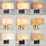 Modern Wall Lamp with Fabric Shade