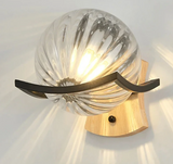 Modern LED Wall Lamp Made of Glass