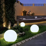LUXARÉ GlowSphere RGB Solar Garden Light
