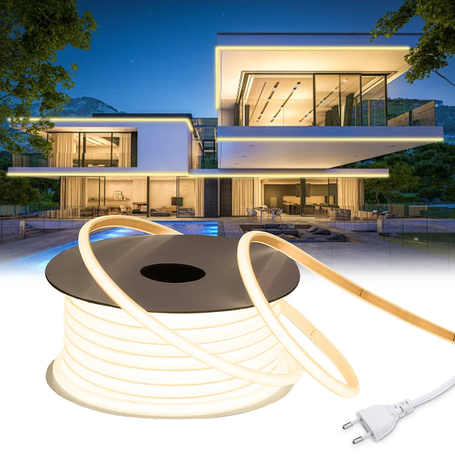 NeoGlow COB LED Neon Light Strip – 5M / 10M / 20M / 30M 110V–220V Waterproof LED