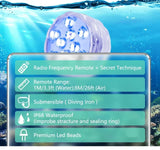 LUMISNAP 10-LED RGB Underwater Lights with Magnetic Mount