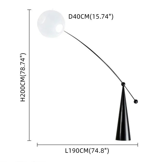LumiGlow โ Modern Decorative Floor Lamp with Dimmable LED