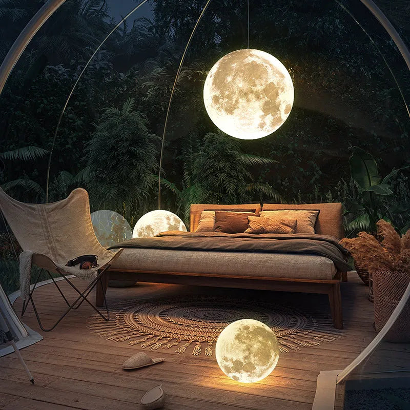 LunaNord – Scandinavian Full Moon Pendant Lamp