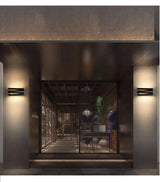 LuxGate Pro – LED Outdoor Wall Lamp IP65 made of Aluminum for Garden, Villa & Gate