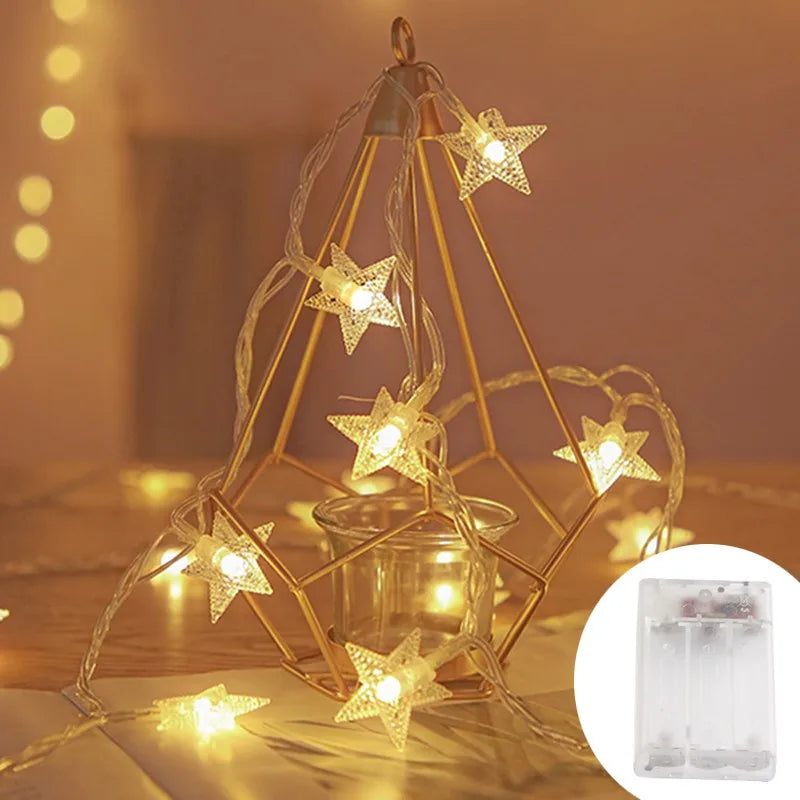 StellaGlow LED Sterren Sfeerverlichting – 51-100 LED’s Batterijgevoed - buitenverlichting - afmetingen