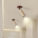 LumiSabi Travertine Natural Stone LED Ceiling Lamp – Modern Wabi-Sabi Lamp