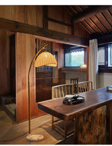 ZenGlow Wabi-Sabi LED Floor Lamp – Scandinavian Minimalism & Japanese Design for a Calming Atmosphere