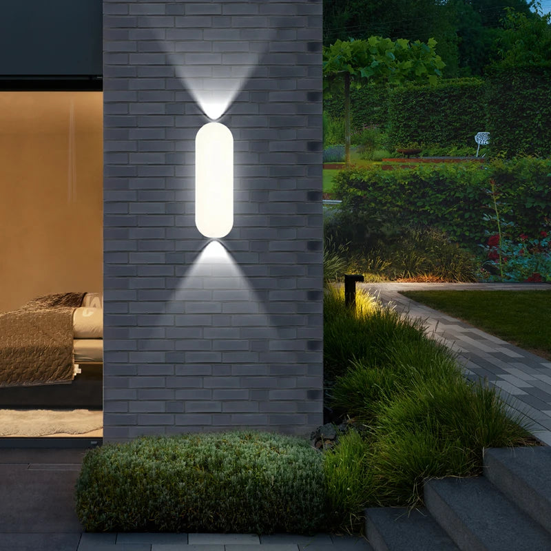 NordiLux LED Wandlamp – Waterdichte Moderne Wandverlichting voor Buiten en Binnen - wandlampen - sfeerbeeld