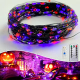 GLOWSPELL β Halloween LED Mood Lighting 100/200 LEDs with Black Wire