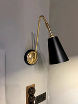 Auréno Retro Brass Wall Lamp