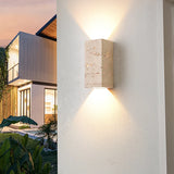 StoneBloc Outdoor Wall Lamp – Natural Stone Look Wall Lamp for Garden, Hallway & Bathroom