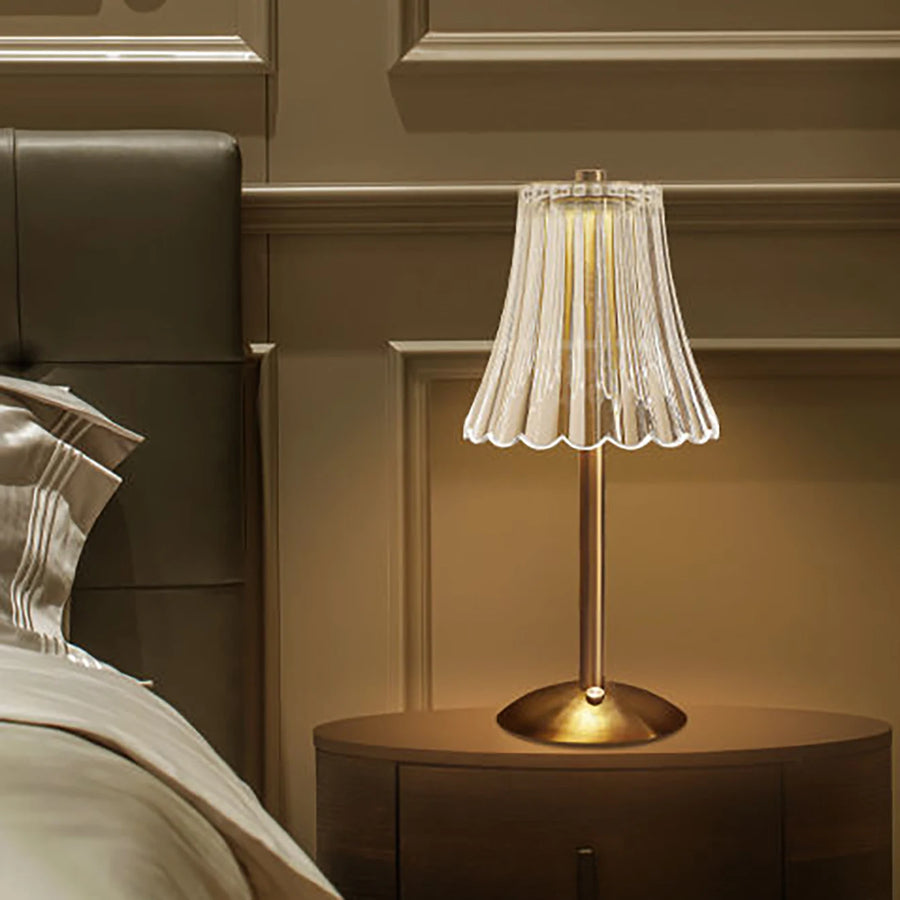 Aurora CrystalTouch – Classic Crystal LED Table Lamp with Touch Function
