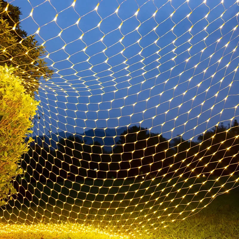 LumiGrid Net LED String Lights - buitenverlichting - sfeerbeeld