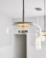 Modern Solara Pendant Lamp Made of Glass