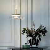Modern Solara Pendant Lamp Made of Glass