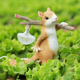 Atmospheric Squirrel Table Lamp