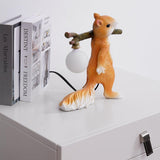 Atmospheric Squirrel Table Lamp