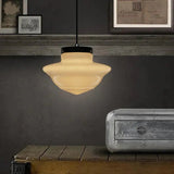 Vintage Milk Glass Pendant Lamp