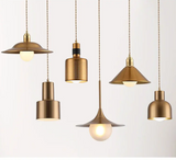 AuroraNord Gold-Plated Nordic Pendant Lamp