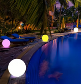 LUXARÉ GlowSphere RGB Solar Garden Light