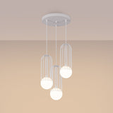 Lightinup Srl - White Brina 3P Pendant Lamp