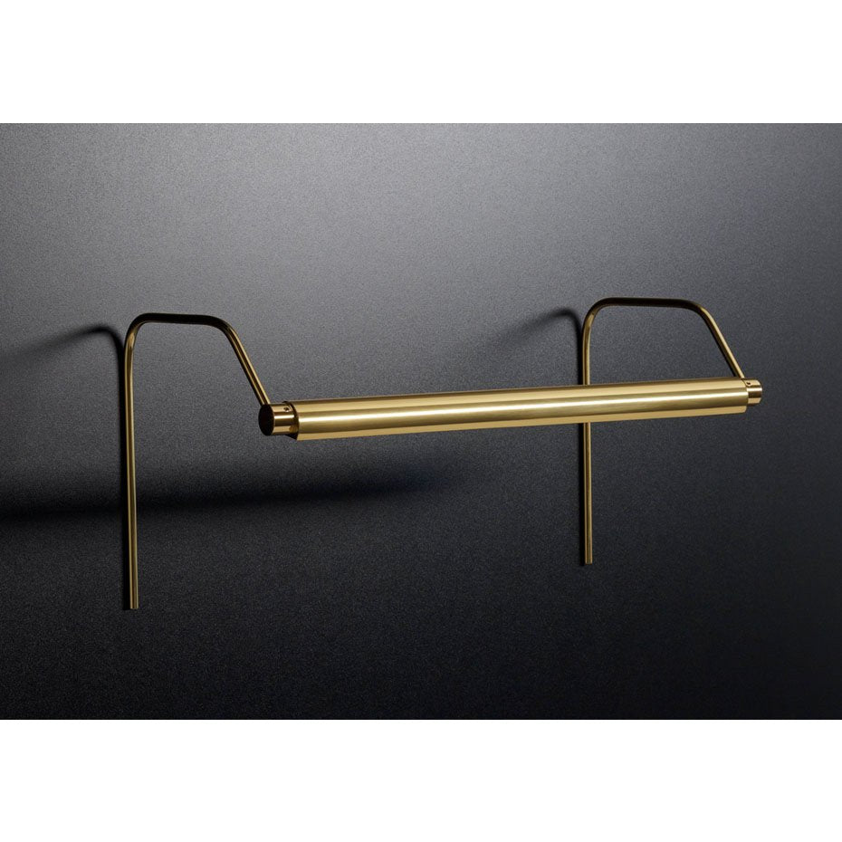 Betec Leuchten Manufactur - Maximus Schilderijlamp Duoled Van Messing, Beugeltype 250mm - wandlampen - sfeerbeeld