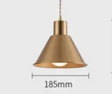 AuroraNord Gold-Plated Nordic Pendant Lamp