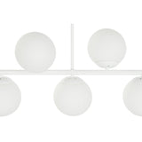 Alexandra Meti - Metal Glass Ceiling Lamp 98X21X22 White Balls