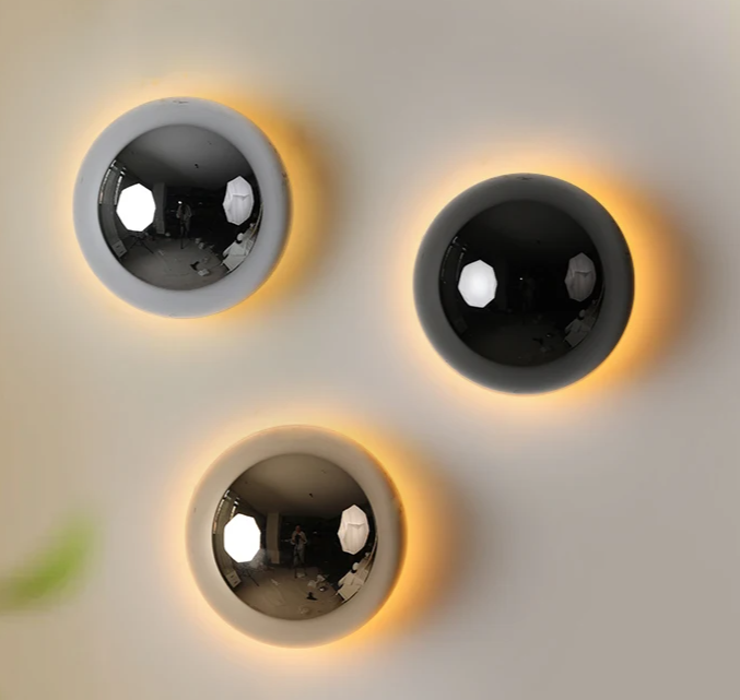 LumiBau Luxury Bauhaus Round Wall Lamp