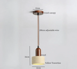 ZenAura Japanese Wabi-Sabi LED Pendant Lamp
