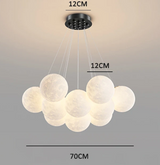 DreamGlow Kids Chandelier – Modern 3D Print Children's Room Pendant Lamp