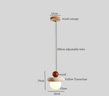 ZenAura Japanese Wabi-Sabi LED Pendant Lamp