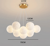 DreamGlow Kids Chandelier – Modern 3D Print Children's Room Pendant Lamp