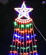 LumiCascade Christmas Waterfall LED Starlight – 350 LEDs