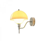 Mushroom Wall Lamp in Cream Color